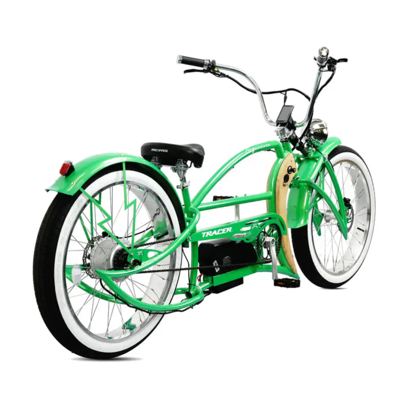 Tracer 800W Signature Pro Chopper Cruiser Electric Bike - MB-EB-Signature Pro-BK