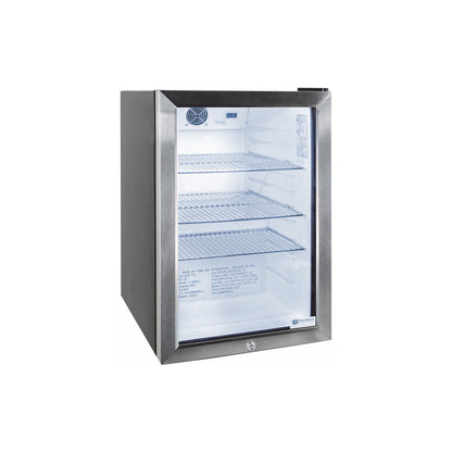 Excellence Industries - EMM-3HC, 17" Commercial 1 Swing Glass Door Countertop Refrigerated Merchandiser 2.5 cu.ft. - EMM-3HC