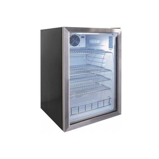 Excellence Industries - EMM-4HC, 19" Commercial 1 Swing Glass Door Countertop Refrigerated Merchandiser 3.7 cu.ft. - EMM-4HC