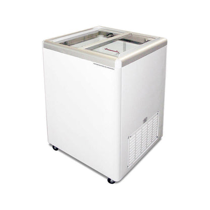 Excellence Industries - EURO-5HC, 24" Commercial Flat Top Glass Door Display Freezer 5 cu. ft. - EURO-5HC