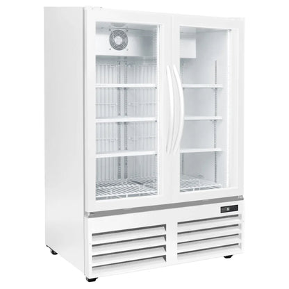 Excellence Industries - GDF-15 36" Commercial 2 Glass Door Merchandiser Refrigerator 14.1 cu.ft. - GDF-15