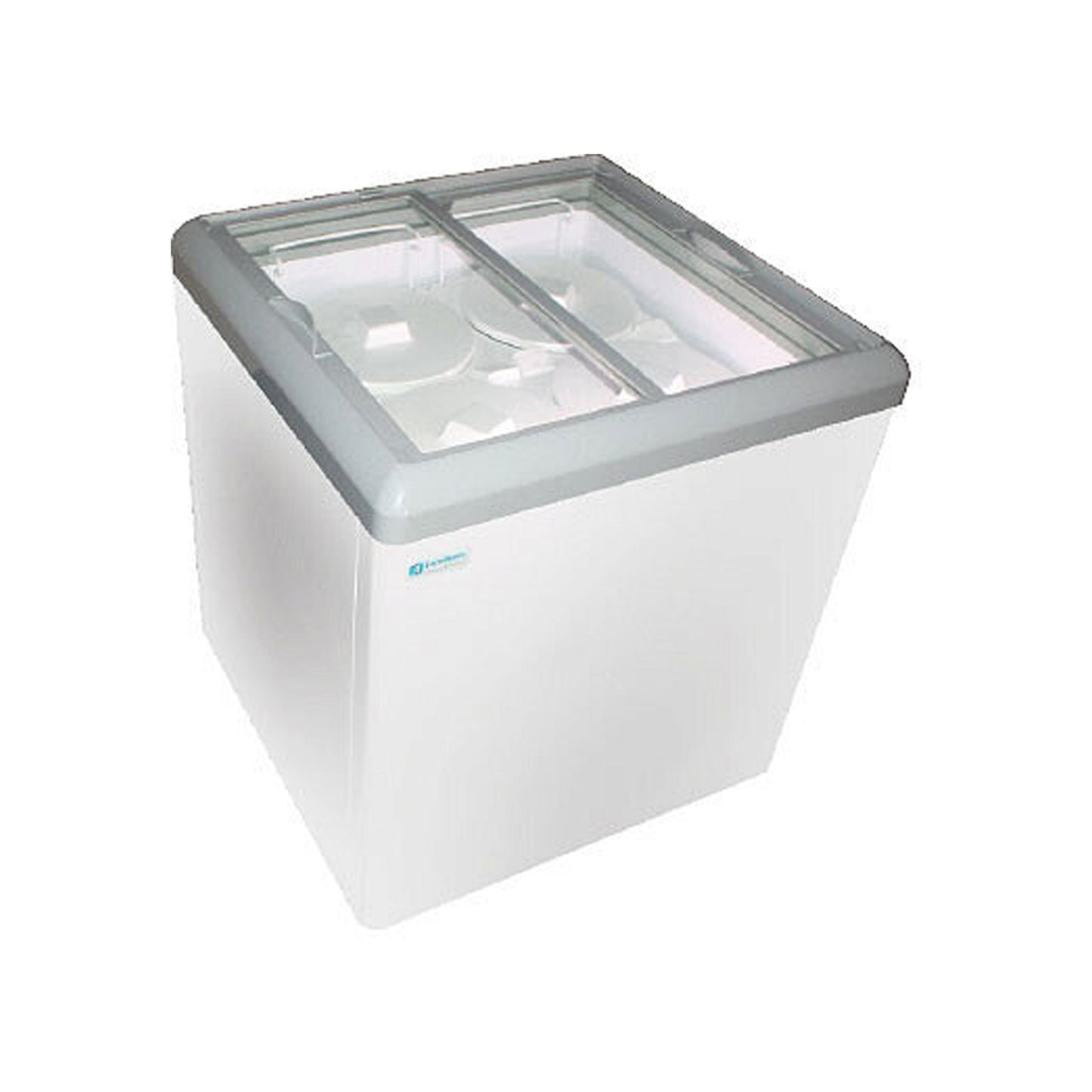 Excellence Industries - HB-6HCD, 28" Commercial Flat Top Dual Temp Display Freezer / Cooler 6.4 cu. ft. - HB-6HCD