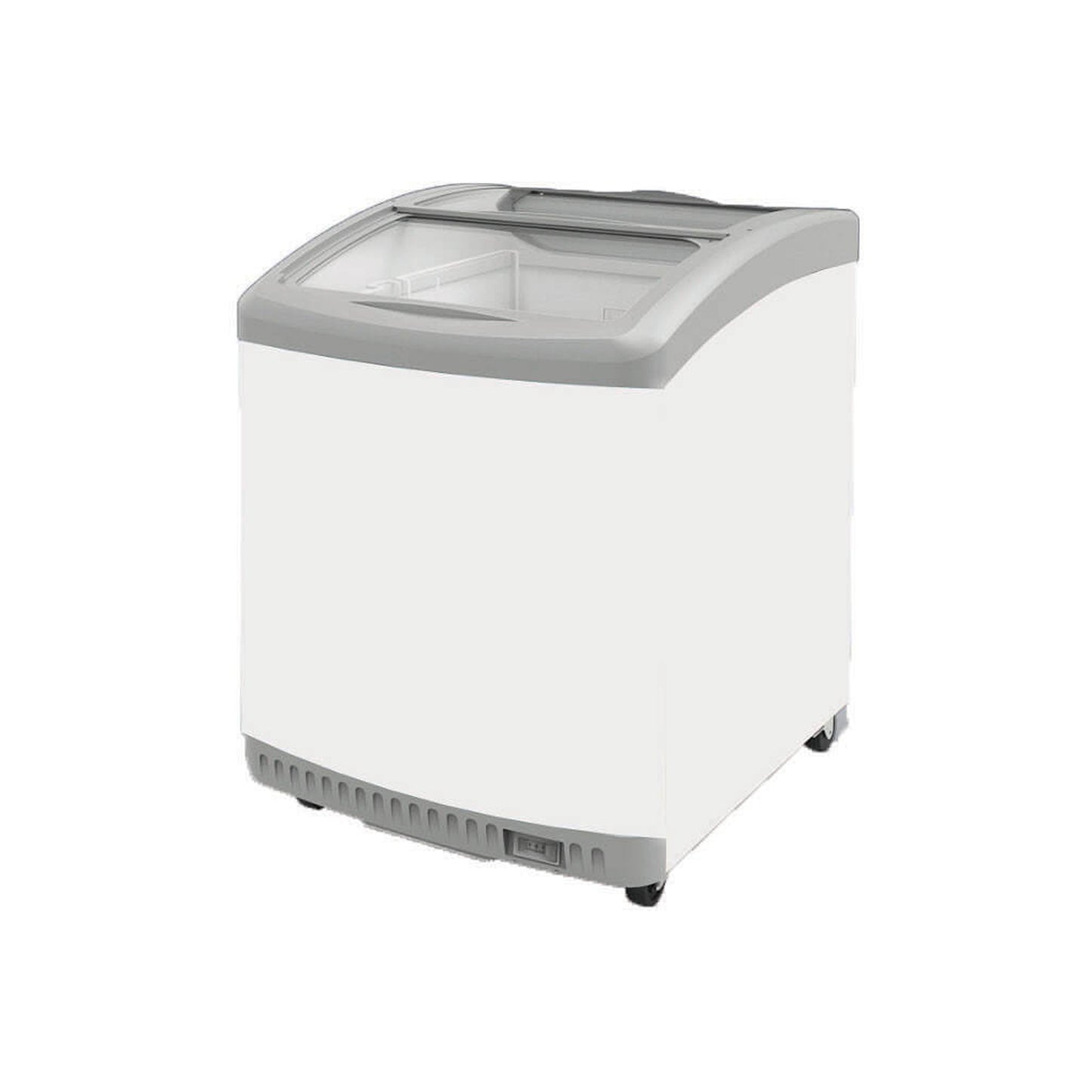 Excellence Industries - MC-2HC, 24" Commercial Curve Glass Door Display Freezer 2 Basket 4.8 cu.ft. - MC-2HC