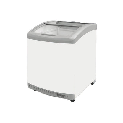 Excellence Industries - MC-2HC, 24" Commercial Curve Glass Door Display Freezer 2 Basket 4.8 cu.ft. - MC-2HC