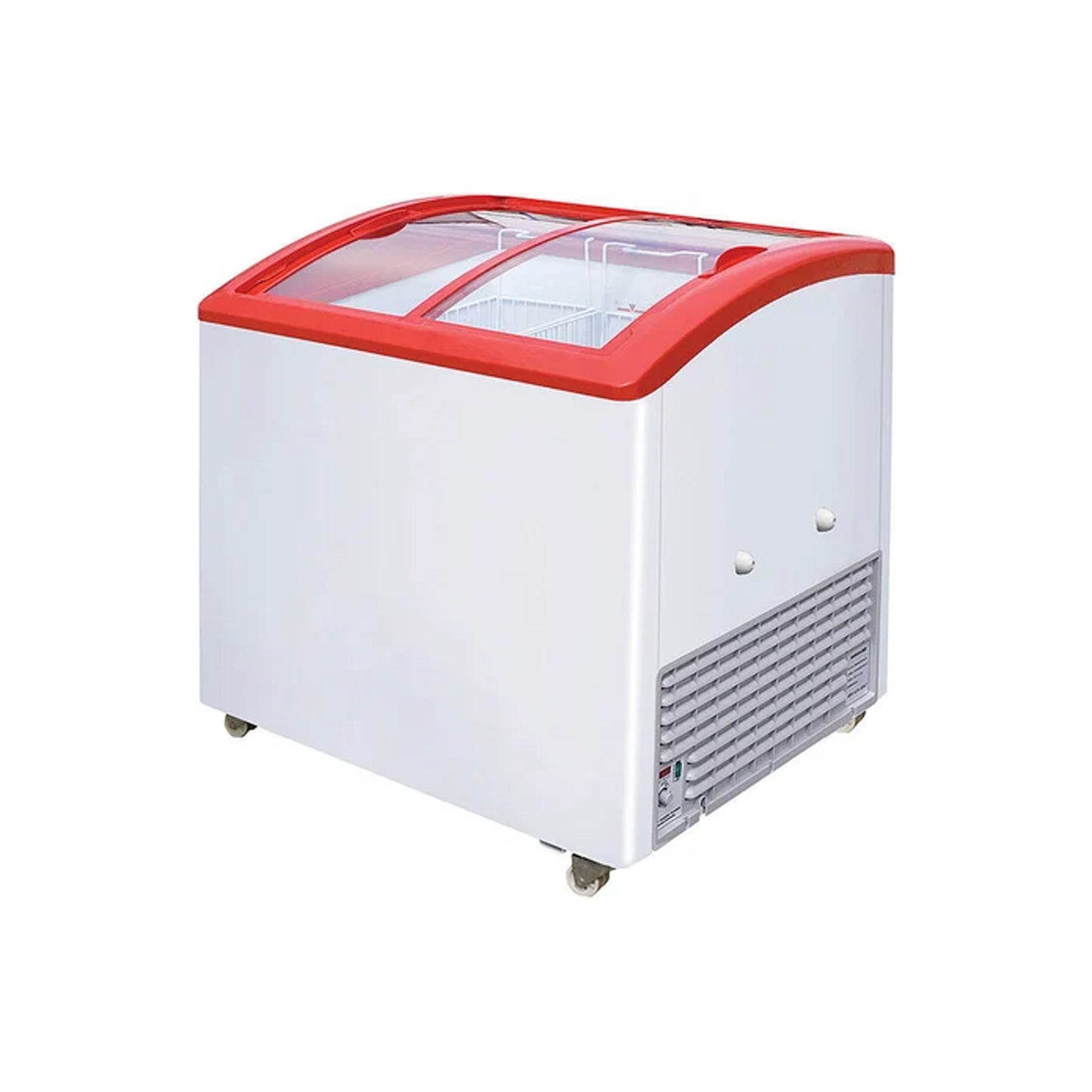 Excellence Industries - VB-3HC, 31" Commercial Chest Freezer 2 Curve Glass Door 7.3 cu. ft. - VB-3HC