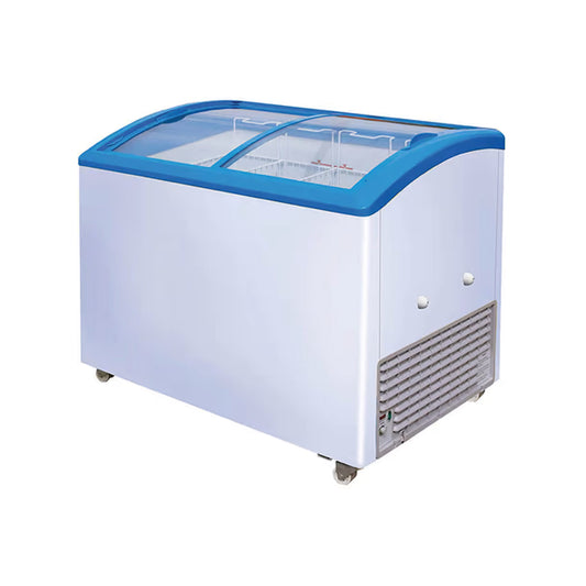 Excellence Industries - VB-4HC, 41" Commercial Chest Freezer 2 Curve Glass Door 10.4 cu. ft. - VB-4HC