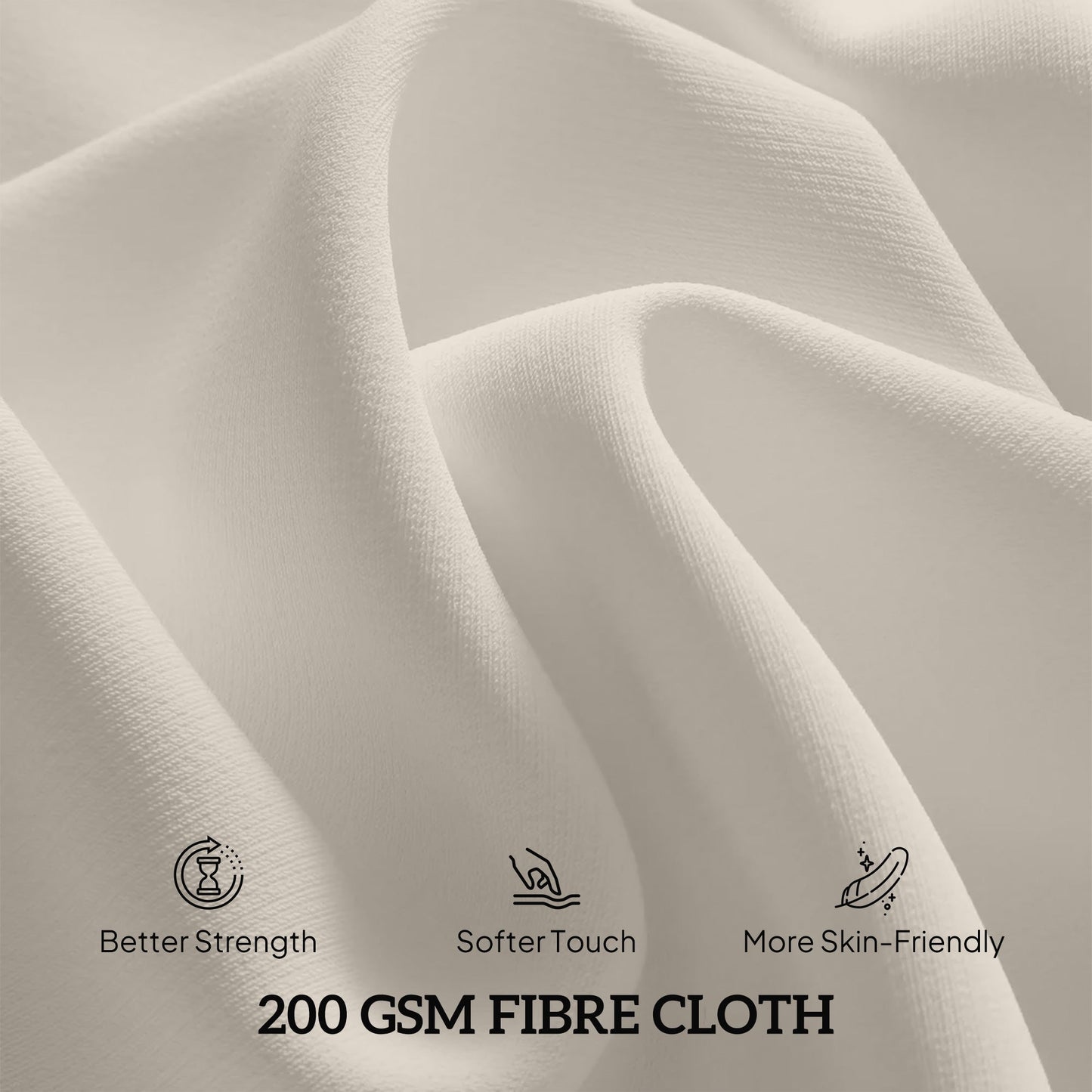 Outsunny Outdoor Conversation Set, 3-Piece Wood-Look Table & Chairs, Deep Seat with Cushions, Cream White - 84G-613V00CW