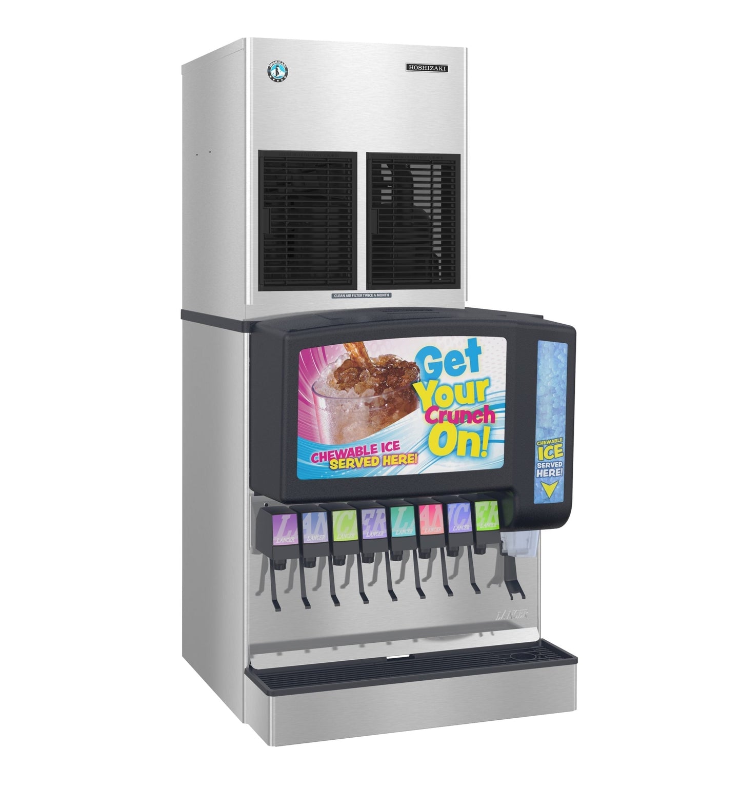 Hoshizaki  | 22" Wide Remote-Cooled Cubelet Ice Maker (Dispenser & Condenser Sold Separately) - FD-1002MRJZ-C