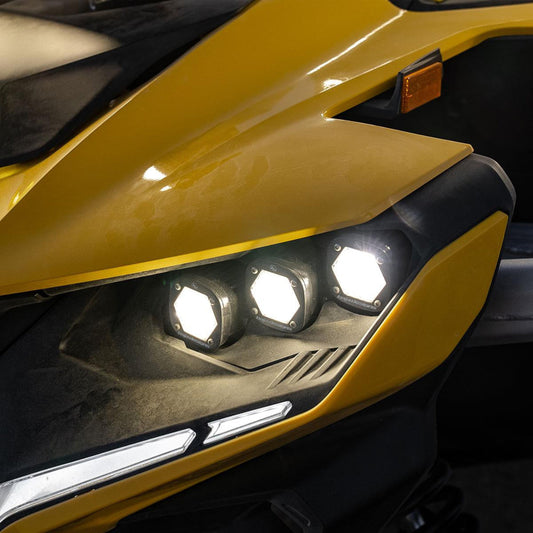 Baja Designs Can Am Maverick R Triple S1 "Unlimited" Headlight Kit - 448204