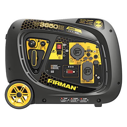 Firman W03382 30 Amp 3300W/3650W Electric Start Parallel Ready Gas Inverter Generator New W03382