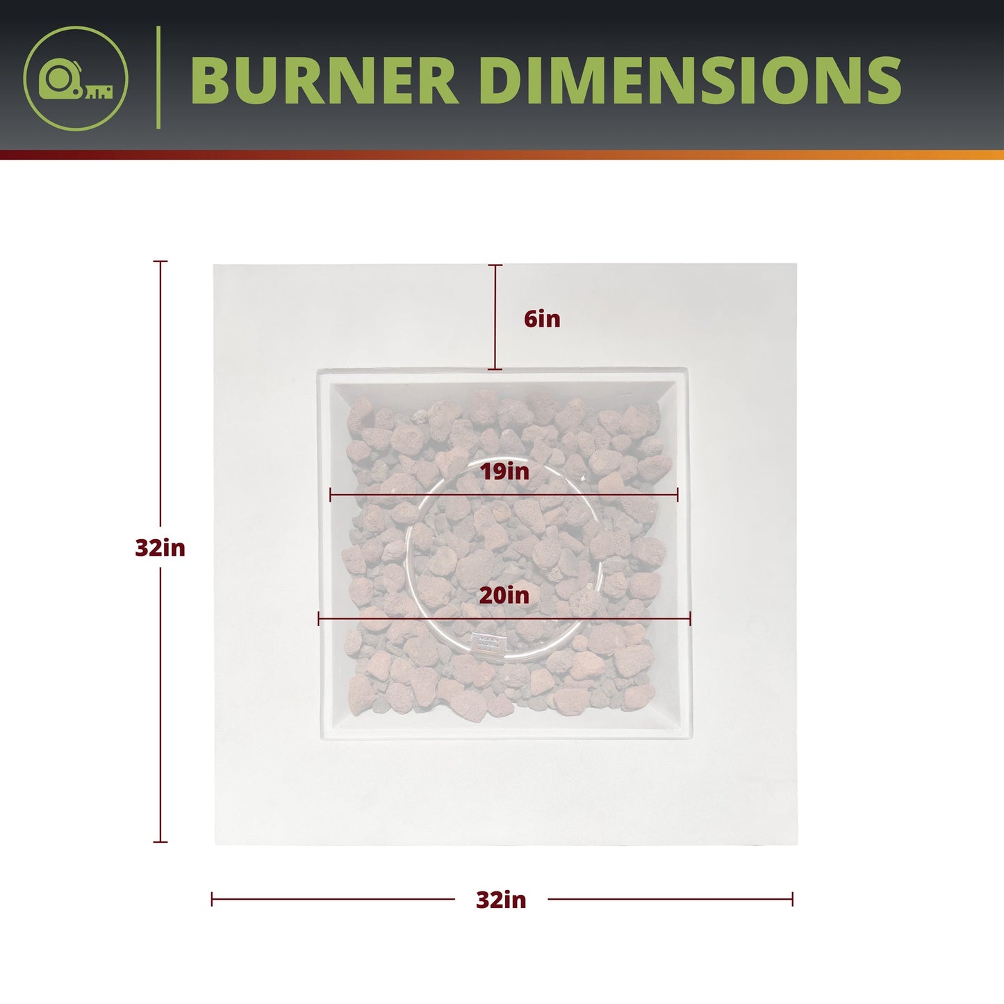 Kai 32" Outdoor Concrete Fire Pit for Patio