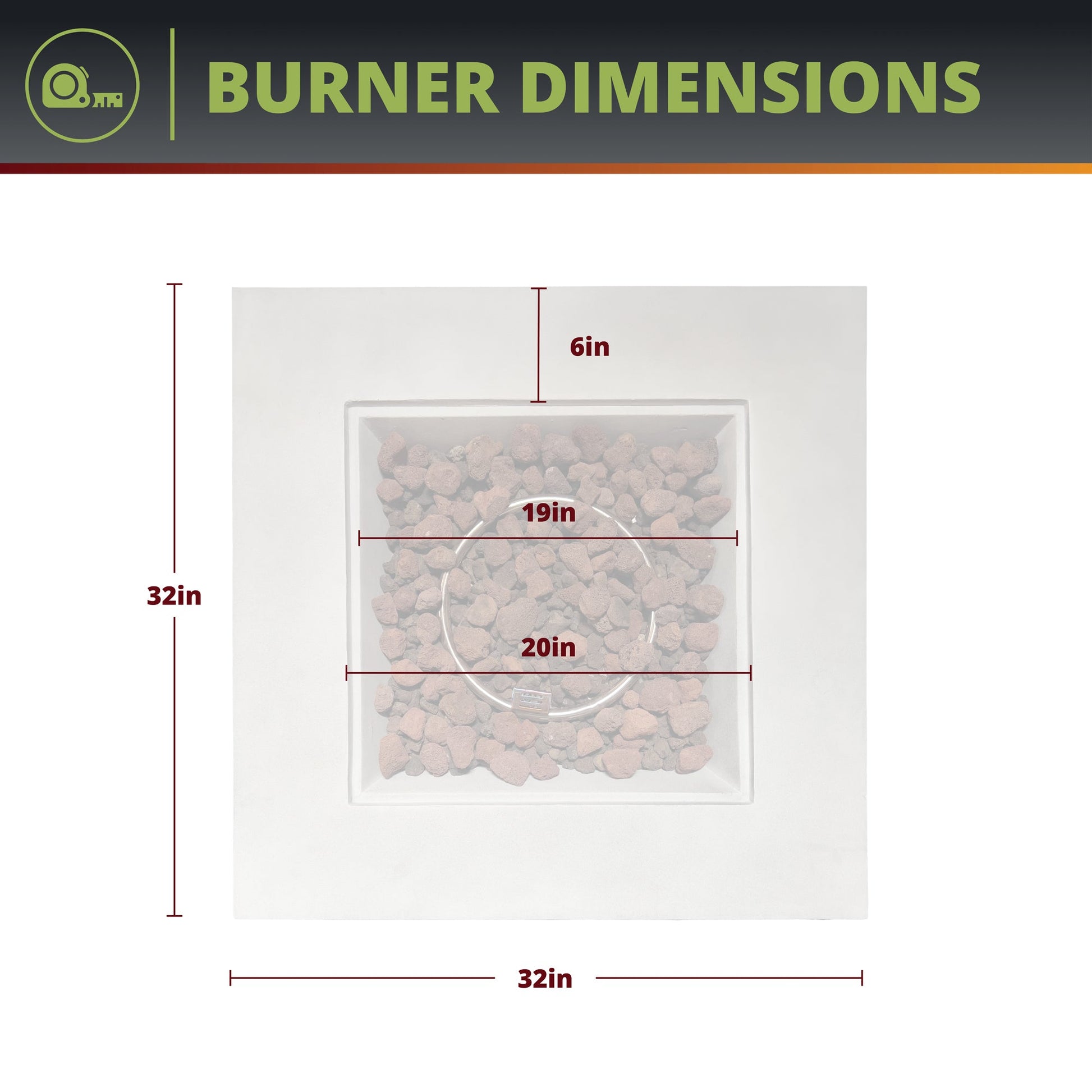 Kai 32" Outdoor Concrete Fire Pit for Patio