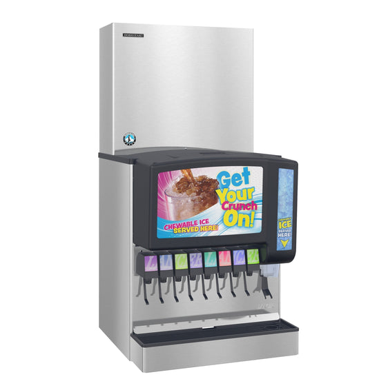 Hoshizaki  | 30" Wide Remote-Cooled Small Cubelet Ice Maker Serenity Series (Dispenser & Condenser Sold Separately) - FS-1001MLJ-C