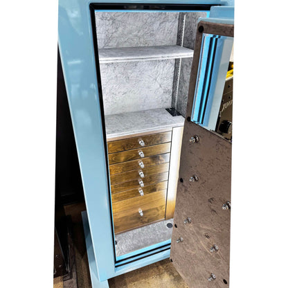 Liberty Safe Fort Knox Maverick 6026 Sky Blue Gloss Gun Safe