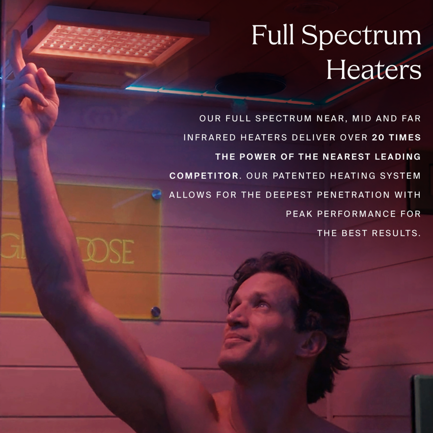HigherDOSE Full Spectrum Infrared Sauna - HD-CUSTOM-3P