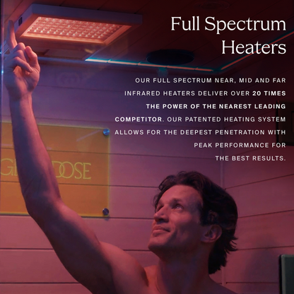 HigherDOSE Full Spectrum Infrared Sauna - HD-CUSTOM-3P