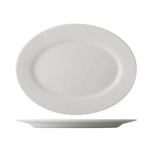 CAC China Oval Platter 15 3/4" Case of 12 Pcs - GDC-51