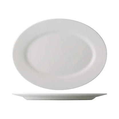 CAC China Oval Platter 15 3/4" Case of 12 Pcs - GDC-51