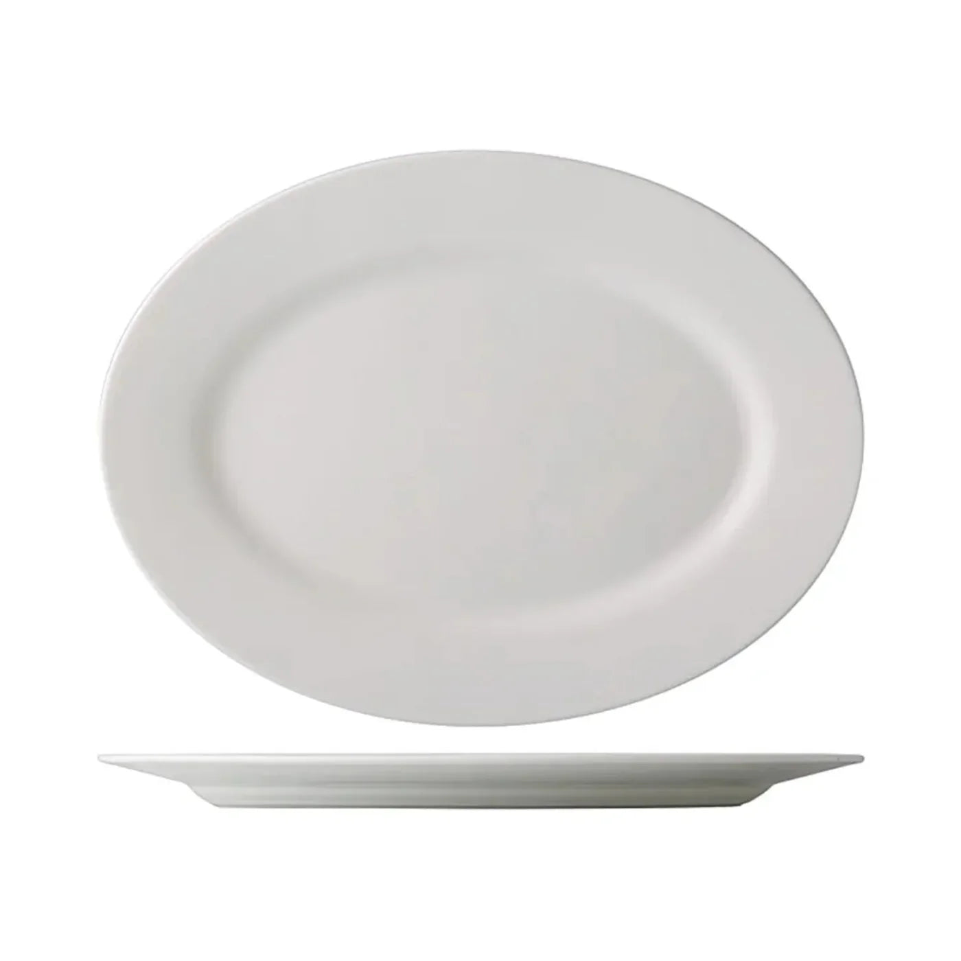 CAC China Oval Platter 15 3/4" Case of 12 Pcs - GDC-51