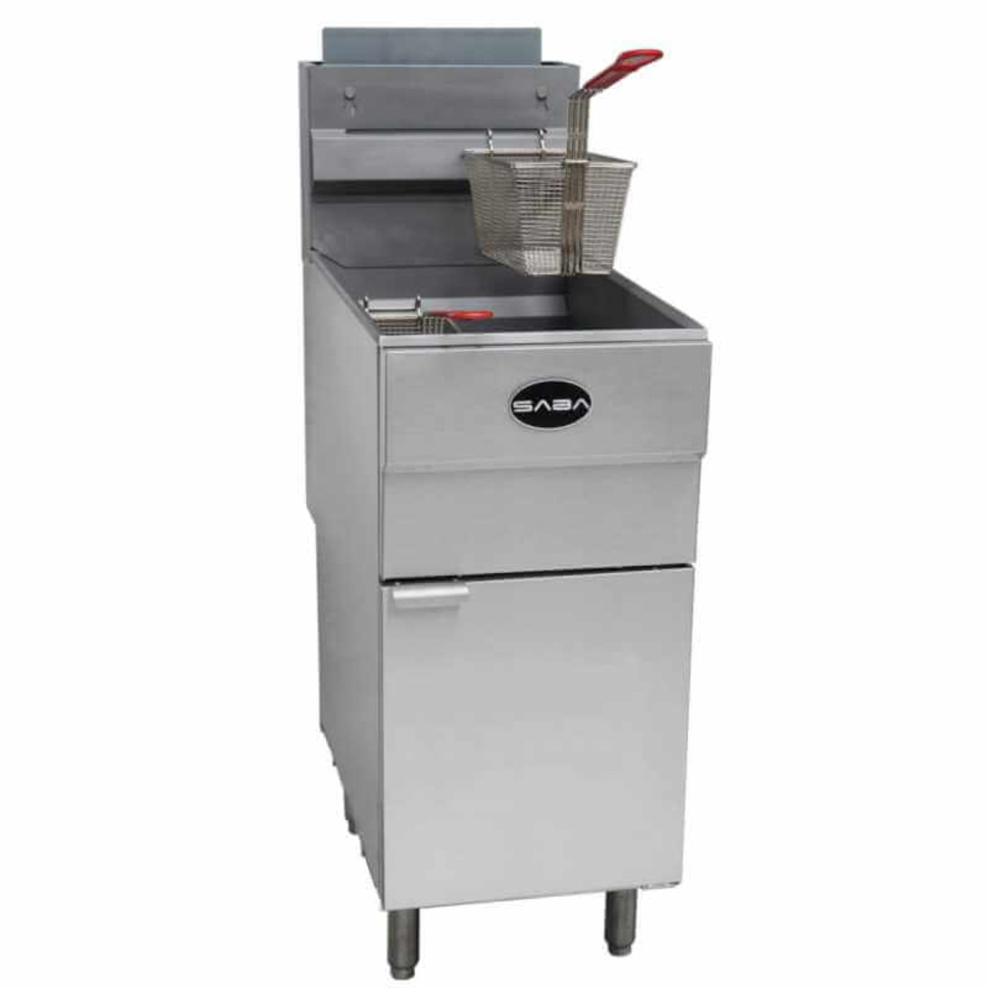 Saba - GF45-N Commercial 16" 45 lb. Capacity Commercial Fryer Natural Gas - GF45-N