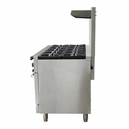 Saba - GR-60 Commercial 60" 10 Burners Oven Range Natural Gas - GR-60