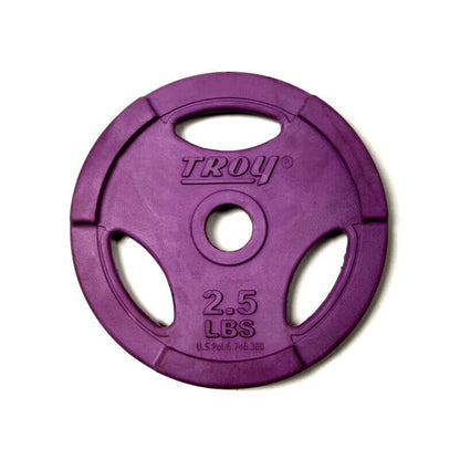 TROY GR-RC Quiet Iron Interlocking Color Rubber 1" Grip Plate