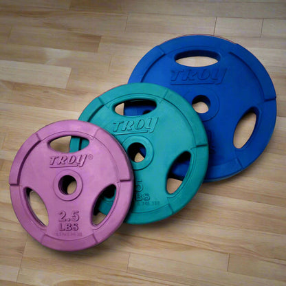 TROY GR-RC Quiet Iron Interlocking Color Rubber 1" Grip Plate