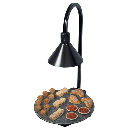 Hatco Glo-Ray Portable Heated Stone Shelf with Decorative Lamp - 120V/650W - GRSSR20-DL77516