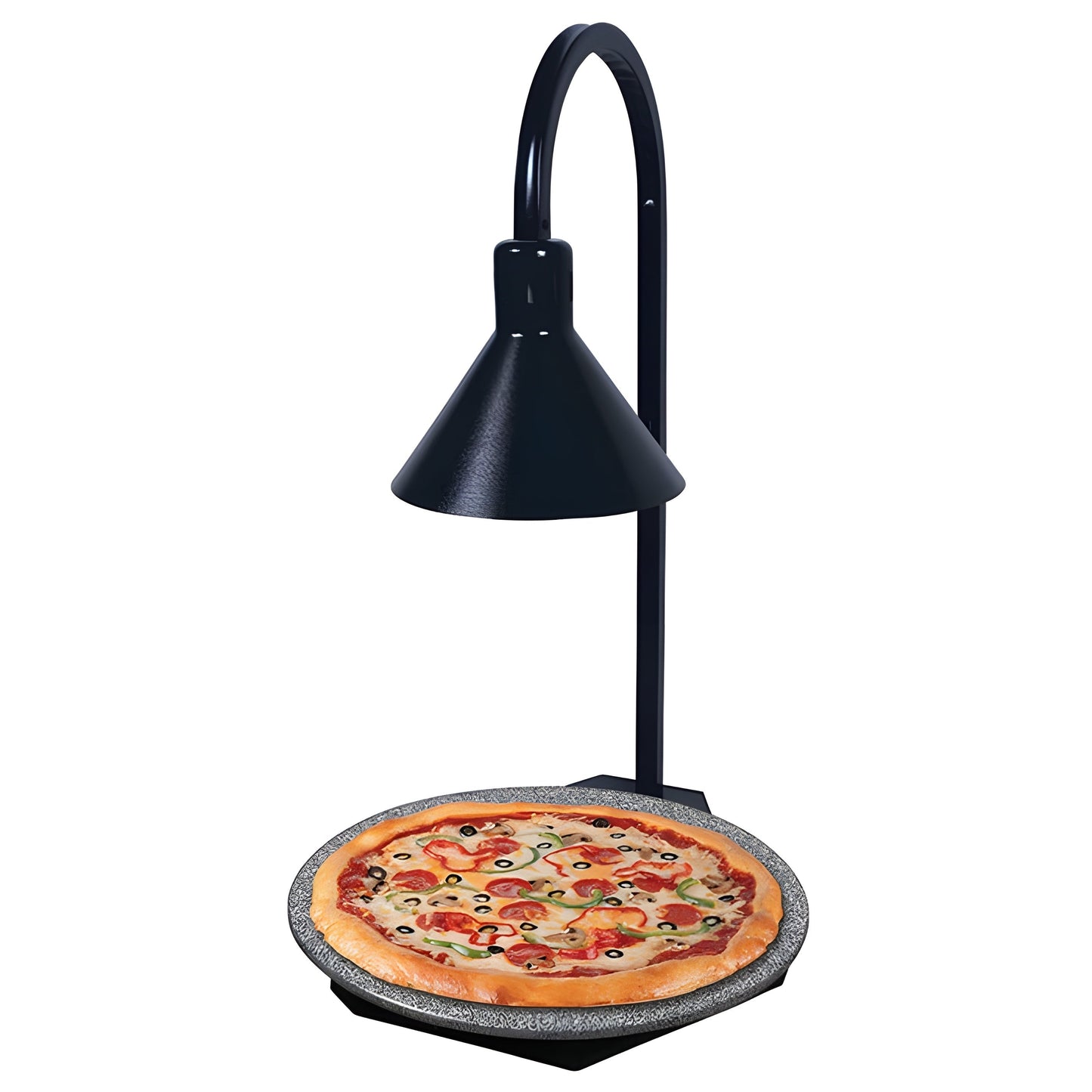 Hatco Glo-Ray Portable Heated Stone Shelf with Decorative Lamp - 120V/650W - GRSSR20-DL77516