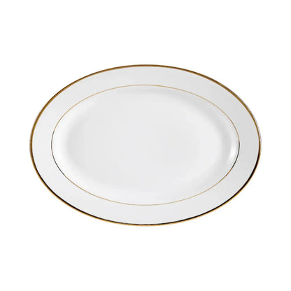 CAC China  Oval Platter 10" Case of 24 Pcs - GRY-12