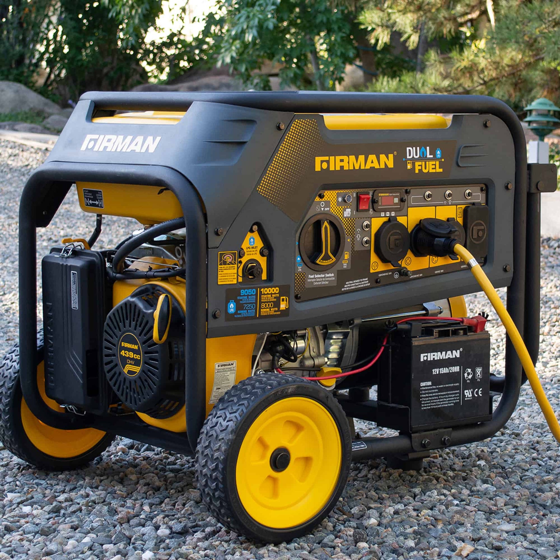 Firman H08051 8000W/10000W Electric Start Dual Fuel Gas Propane Generator New H08051