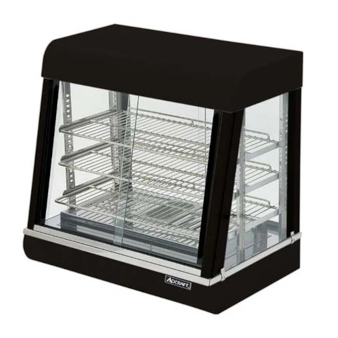 Adcraft HD-36 Electric 36" Countertop Heated Display Case with 3 Adjustable Shelves - 1500 Watts - ACHD36