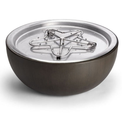 HPC Fire Aluminum Spun Gas Fire Bowl - STONE30MLFPK-LP