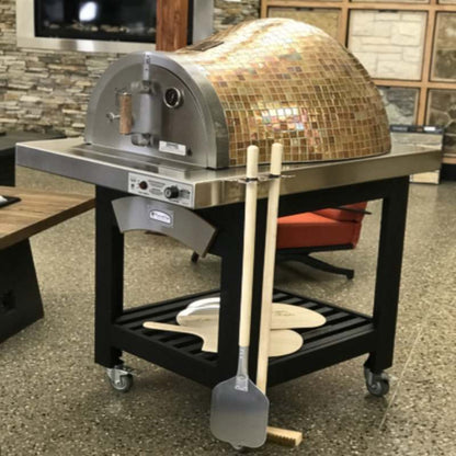 HPC Fire Forno De Pizza Outdoor Pizza Oven with Cart | Forno Series - FDP-FORNO/OB-EI-NG