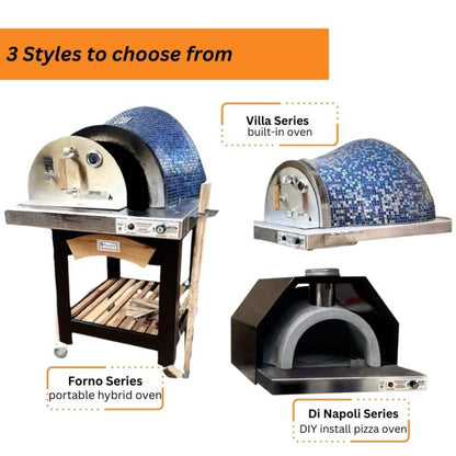 HPC Fire Forno De Pizza Built-In Outdoor Pizza Oven | Villa Series - FDP-VILLA/OB-EI-NG