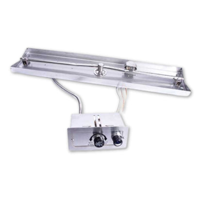 HPC Fire Linear Interlink Pan Fire Pit Burner Insert - TOR-MLFPK25X8-L-FLEX-NG