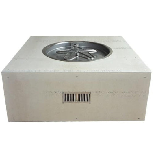 HPC Fire Ready-To-Finish Square Fire Pit Kit - U45S/MLFPK25CEK-NG