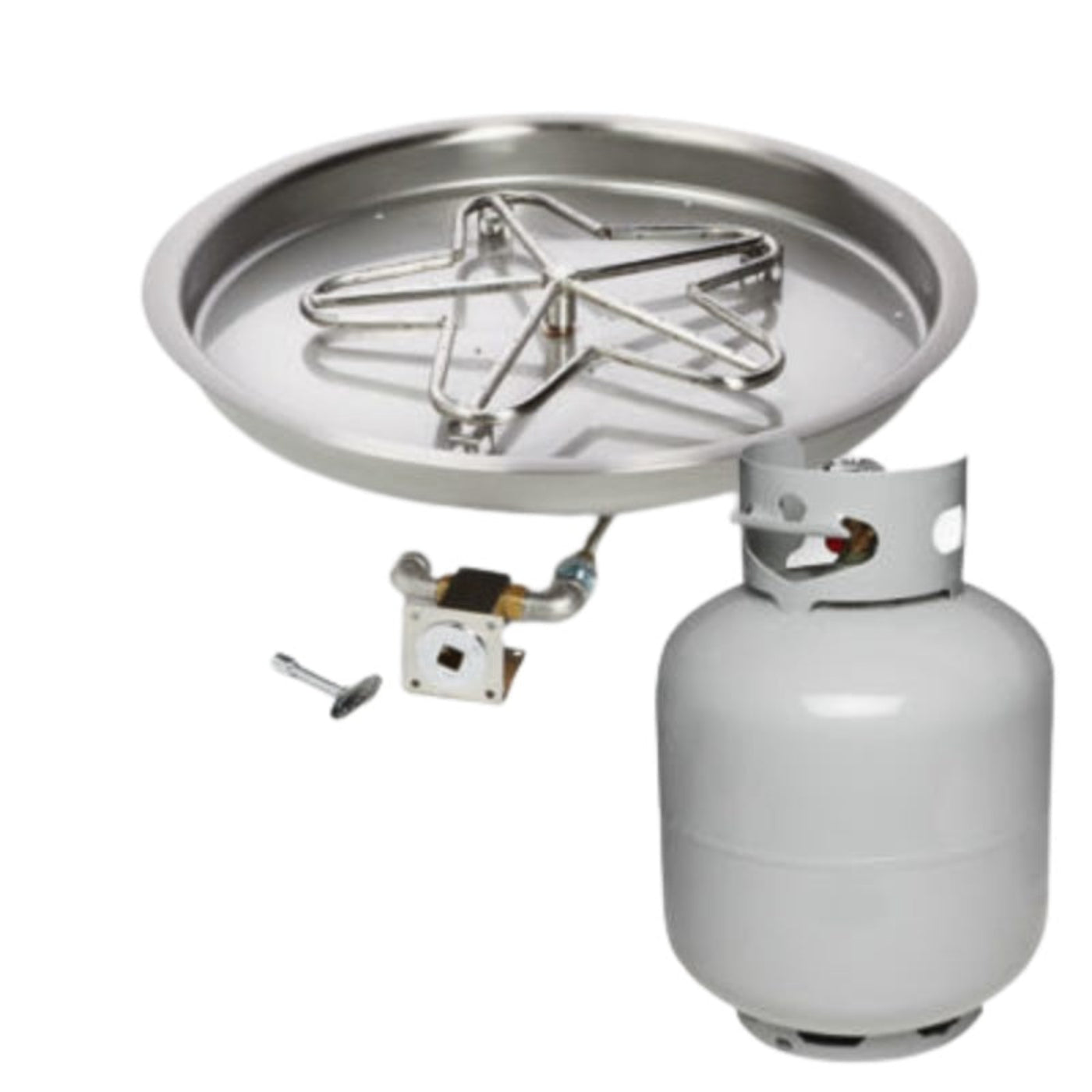 HPC Fire Round Bowl Burner Insert - PENTA13 MLFPK-FLEX-NG