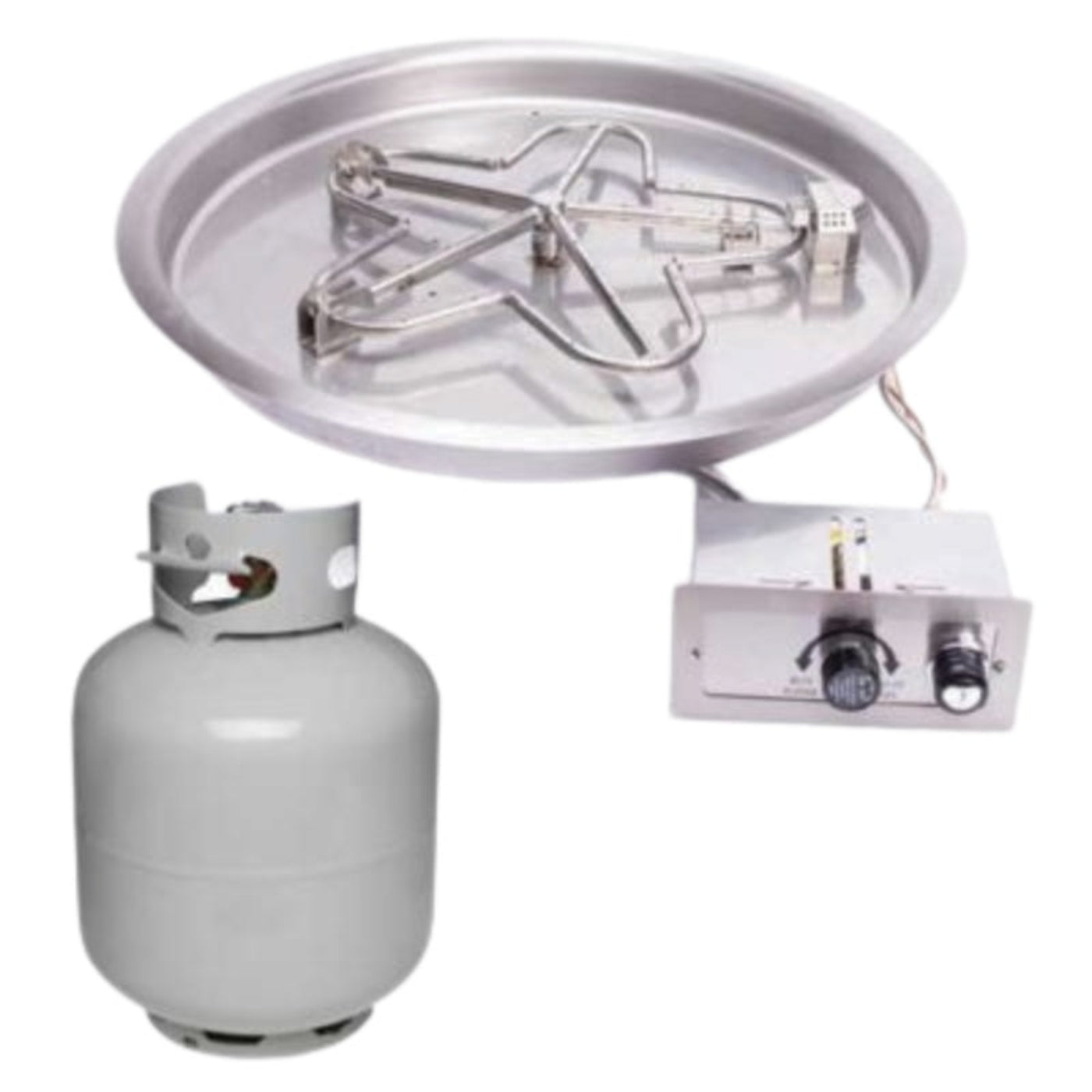 HPC Fire Round Bowl Burner Insert - PENTA13 MLFPK-FLEX-NG