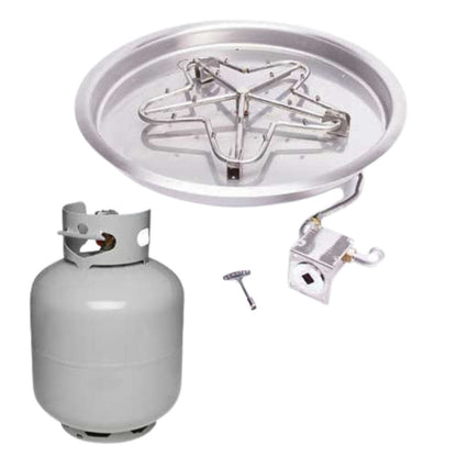 HPC Fire Round Bowl Burner Insert - PENTA13 MLFPK-FLEX-NG