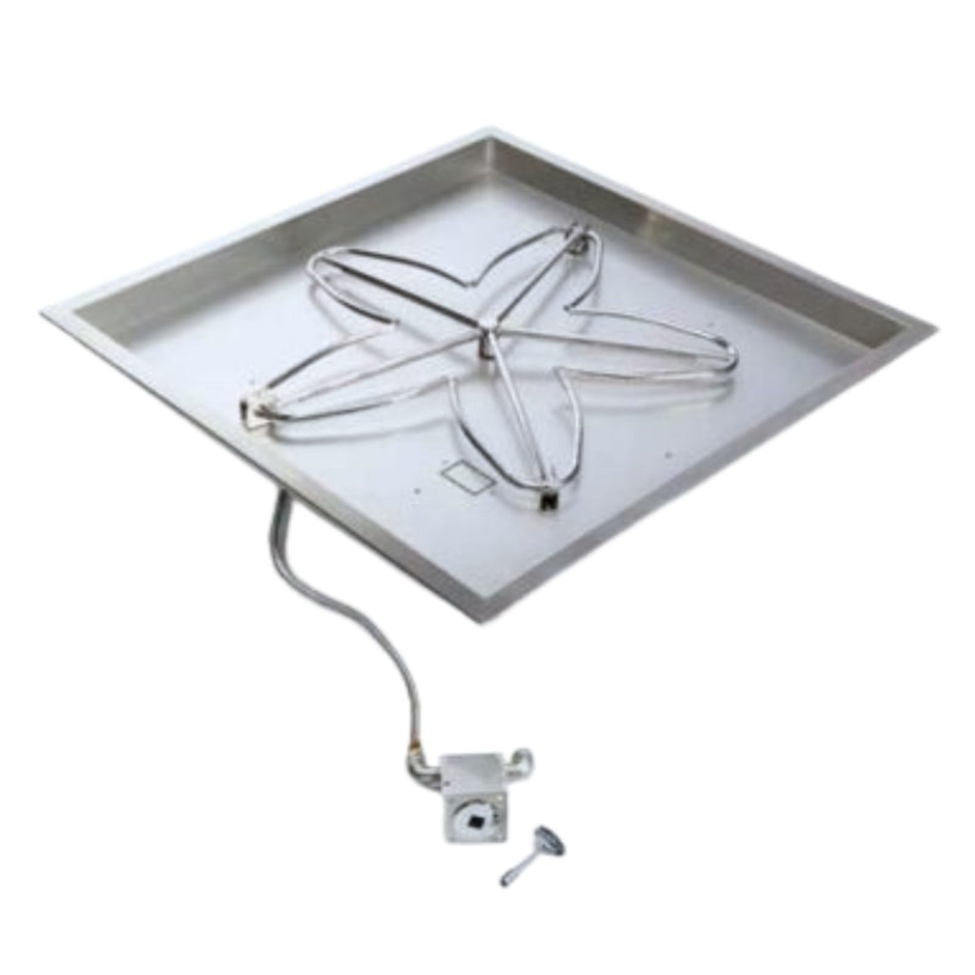 HPC Fire Square Bowl Burner Insert – MLFPK18SQBL-FLEX-NG