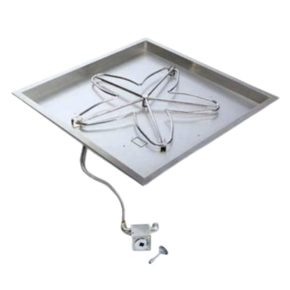 HPC Fire Square Bowl Burner Insert – MLFPK18SQBL-FLEX-NG