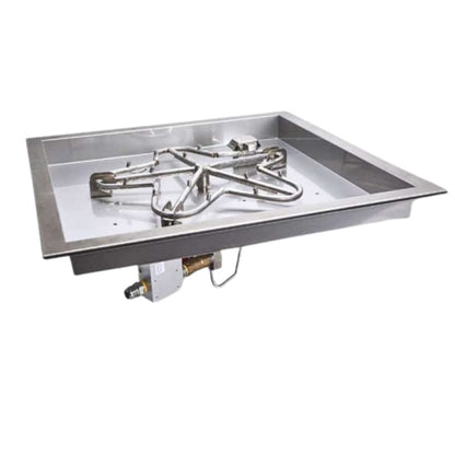 HPC Fire Square Bowl Burner Insert – MLFPK18SQBL-FLEX-NG