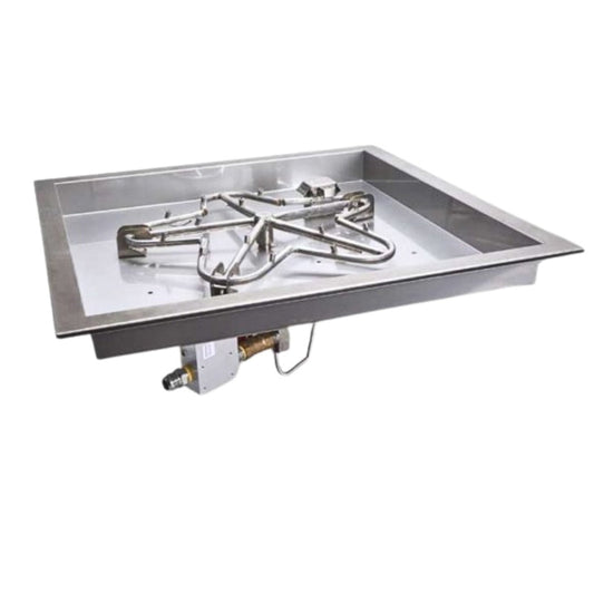 HPC Fire Square Bowl Burner Insert – MLFPK18SQBL-FLEX-NG