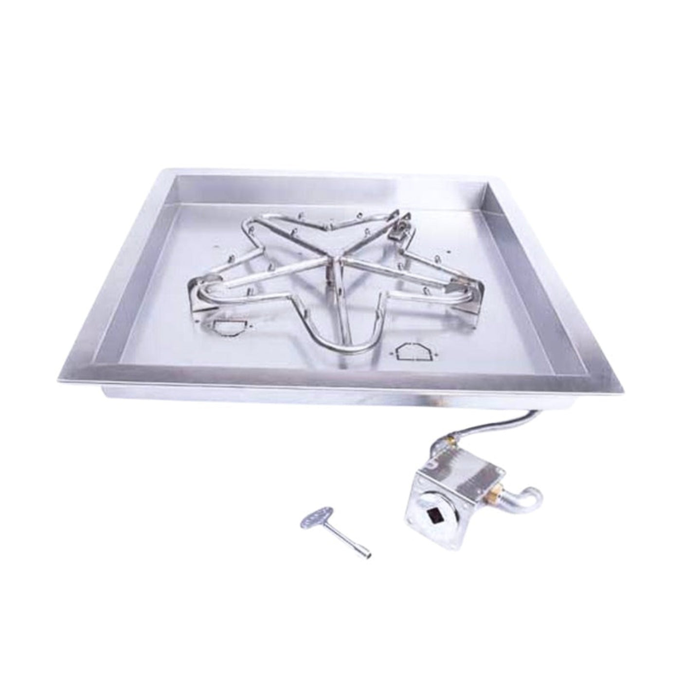 HPC Fire Square Bowl Burner Insert – MLFPK18SQBL-FLEX-NG