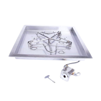 HPC Fire Square Bowl Burner Insert – MLFPK18SQBL-FLEX-NG