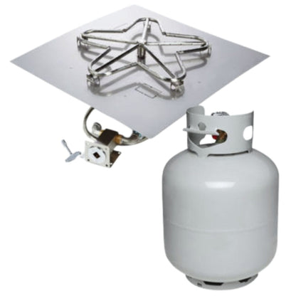 HPC Fire Square Flat Burner Insert – MLFPK18SQ-FLEX-NG