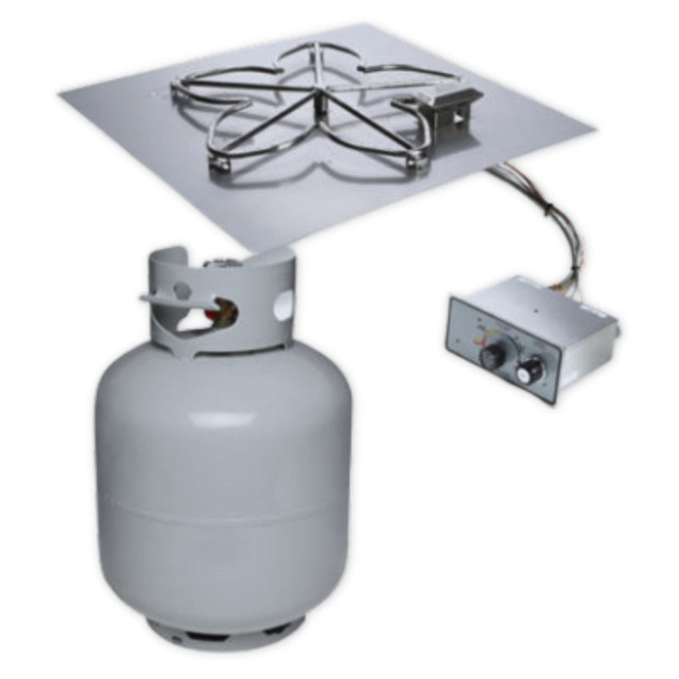 HPC Fire Square Flat Burner Insert – MLFPK18SQ-FLEX-NG