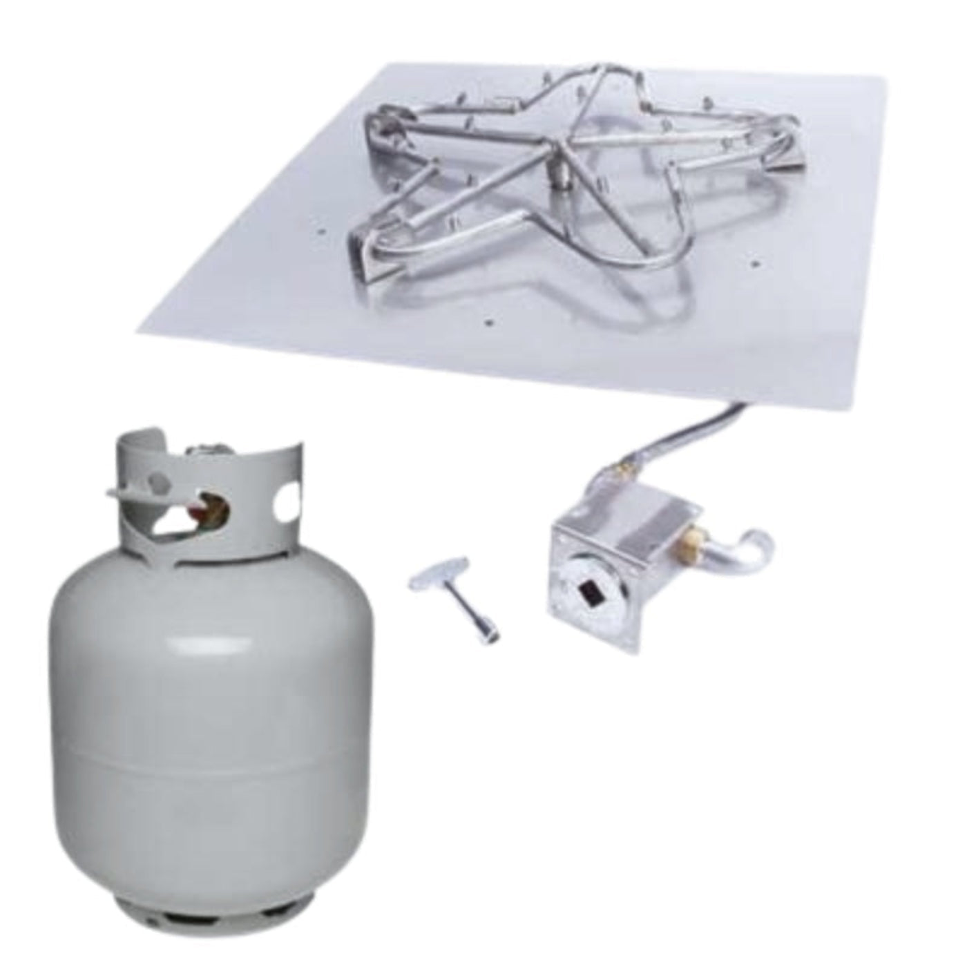 HPC Fire Square Flat Burner Insert – MLFPK18SQ-FLEX-NG