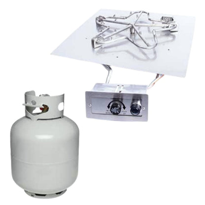 HPC Fire Square Flat Burner Insert – MLFPK18SQ-FLEX-NG